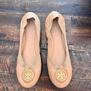 Tory Burch Tan Flats size 7.5